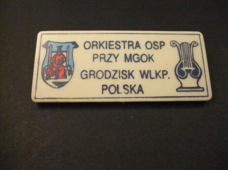 Grodziska Brass Band van de vrijwillige brandweer Polen